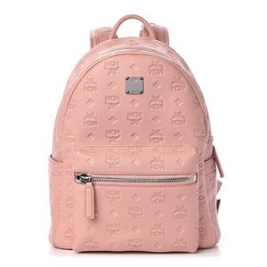 Pink MCM Ottomar Backpack